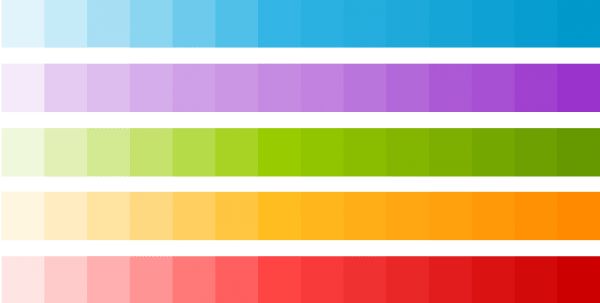 espectro de color