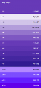 deep-purple color colores material design