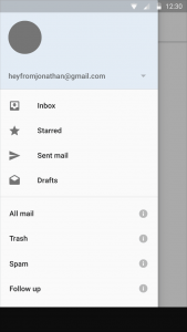 métricas layouts material design
