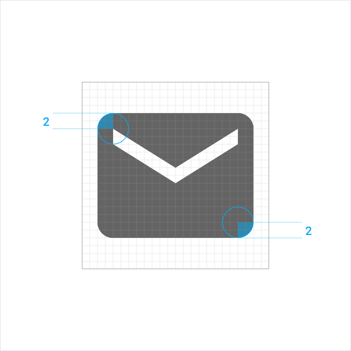 email icon material design