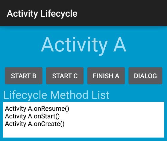 Gestionar el Ciclo de Vida de una Actividad