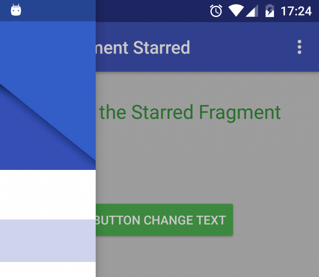 open fragment 3 from navigation drawer directly android